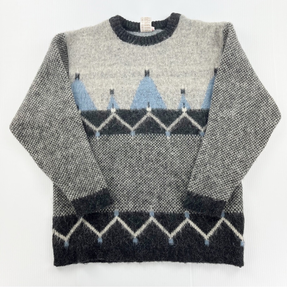 Vintage Alafoss Icewool Iceland Knit Long Sleeve Pullover Sweater - Picture 1 of 4
